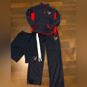 NFL Houston Texans Licensed NFL 3 piece Youth Boys Set. M